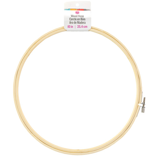 CousinDIY Natural Wood Hoop-10" - 00937 - 191648097214