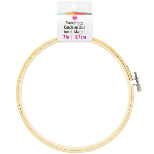 CousinDIY Natural Wood Hoop-7" - 00934 - 191648097184