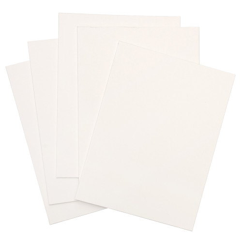 American Crafts Art Supply Basics Panel Pack Canvas 5/Pkg-9"X12" - 34004921
