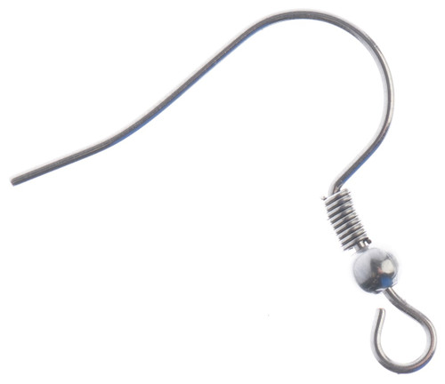 3 Pack - John Bead Stainless Steel Earring Fish Hook 10/Pkg-19mm - 26140017
