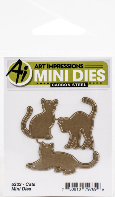 Art Impressions Mini Dies-Cats - AI5333 - 750810797699