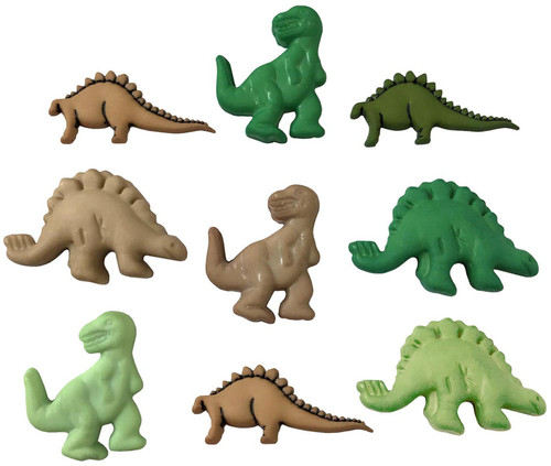 6 Pack - Buttons Galore Theme Buttons-Dinosaur - BGTB-4081 - 840934088190