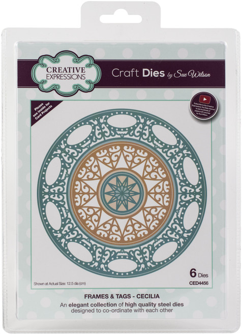 Creative Expressions Craft Dies By Sue Wilson-Frames & TagsCecilia CED4456 - 5055305960448