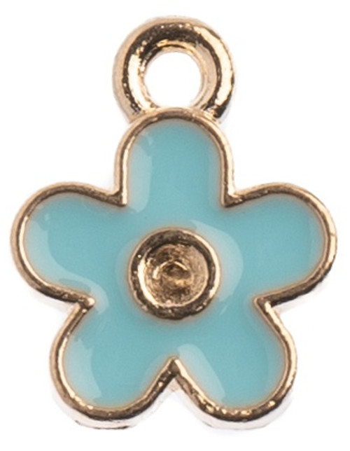 3 Pack John Bead Sweet & Petite Charms-Small Flower Blue, 10x12mm 10/Pkg 32640464-05