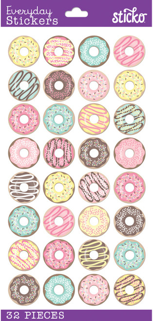 Sticko Tiny Stickers-Mini Donuts 5238550 - 015586996494