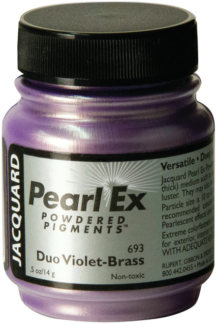 Jacquard Pearl Ex Powdered Pigment .5oz-Duo Violet-Brass - JPX-1693 - 743772027225