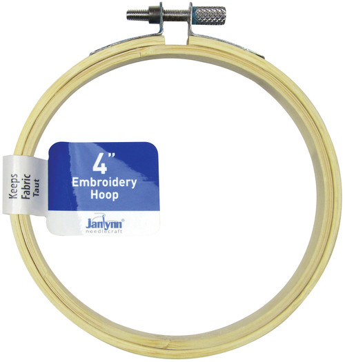 6 Pack - Janlynn Wood Embroidery Hoop 4"-Natural - 997-2007 - 049489013064 6 Pack - Janlynn Wood Embroidery Hoop 4"-Natural - 997-2007 - 049489013064