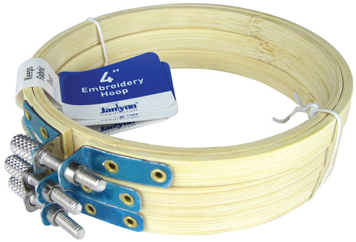 6 Pack - Janlynn Wood Embroidery Hoop 4"-Natural - 997-2007 6 Pack - Janlynn Wood Embroidery Hoop 4"-Natural - 997-2007