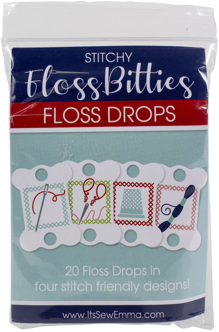 It's Sew Emma Floss Drops 20/Pkg-Stitchy Flossbitties - ISE810 It's Sew Emma Floss Drops 20/Pkg-Stitchy Flossbitties - ISE810