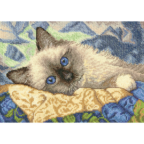 Dimensions Gold Petite Counted Cross Stitch Kit 7"X5"-Charming (18 Count) -70-65150