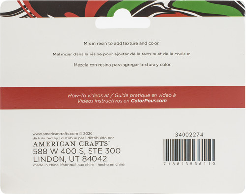 3 Pack - American Crafts Color Pour Mix-Ins 4/Pkg-Holiday Clay Confetti - 34002274