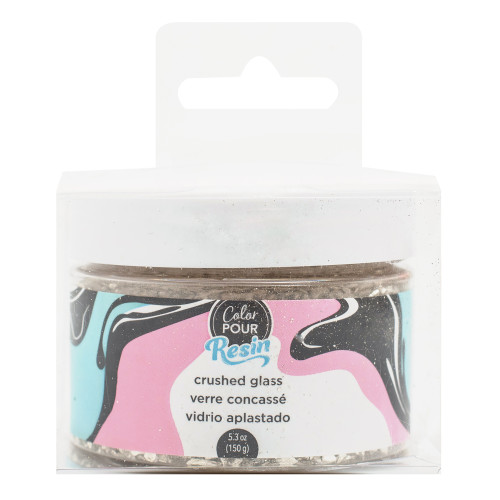 3 Pack - American Crafts Color Pour Mix-Ins 4.9oz-Crushed Glass - Clear - 34001013 - 718813529082