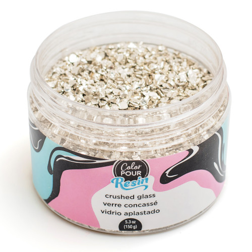 3 Pack - American Crafts Color Pour Mix-Ins 4.9oz-Crushed Glass - Clear - 34001013