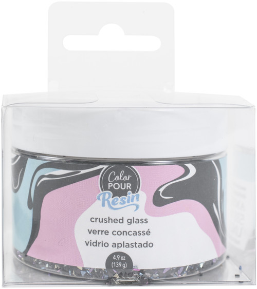 3 Pack - American Crafts Color Pour Mix-Ins 4.9oz-Crushed Glass - Ocean - 34001011 - 718813529075