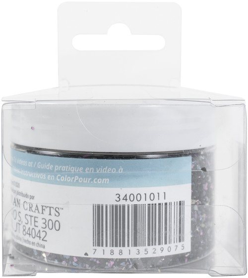 3 Pack American Crafts Color Pour Mix-Ins 4.9oz-Crushed Glass Ocean -34001011