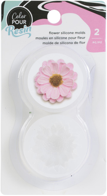 3 Pack - American Crafts Color Pour Resin Mold 2/Pkg-Flowers - 34001596 - 718813541855