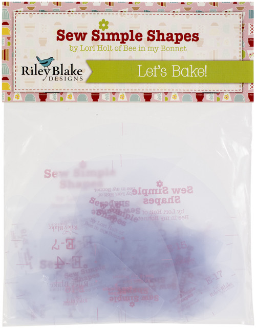 Riley Blake Template Set-Bake Sale 2 By Lori Holt 25/Pkg - STT8451 - 889333084518