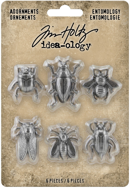 2 Pack - Idea-Ology Metal Adornments 5/Pkg-Entomology - TH94079 - 040861940794
