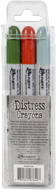 Tim Holtz Distress Crayon Set-Set #11 DBK76407