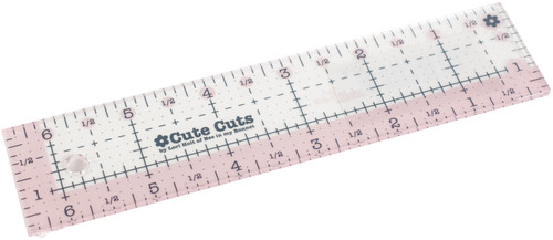 Riley Blake Cute Cuts Ruler 1.5"X6.5"- - STCC5539