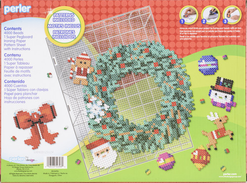 Perler Deluxe Fused Bead Box Kit-Wreath - 8054396 Perler Deluxe Fused Bead Box Kit-Wreath - 8054396