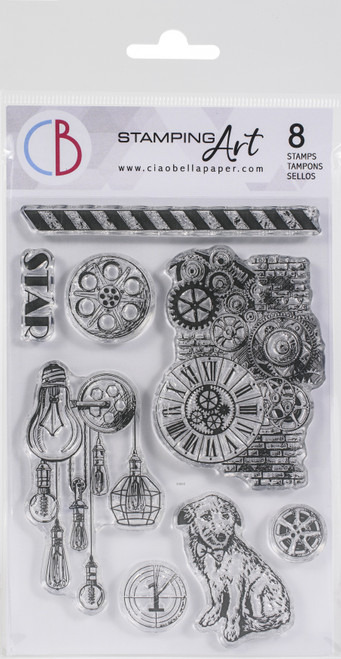 Ciao Bella Stamping Art Clear Stamps 4"X6"-Movie Star PS6029 - 80527894351178052789435117