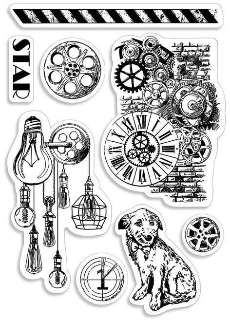 Ciao Bella Stamping Art Clear Stamps 4"X6"-Movie Star PS6029