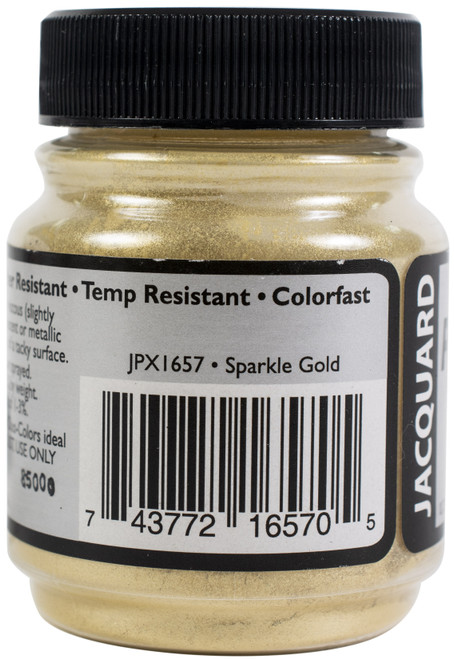 Jacquard Pearl Ex Powdered Pigment .75oz-Sparkle Gold - JPX1-1657