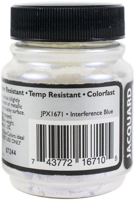 Jacquard Pearl Ex Powdered Pigment .5oz-Interference Blue - JPX-1671 Jacquard Pearl Ex Powdered Pigment .5oz-Interference Blue - JPX-1671