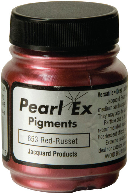 Jacquard Pearl Ex Powdered Pigment .75oz-Red Russet JPX1-1653 - 743772165309