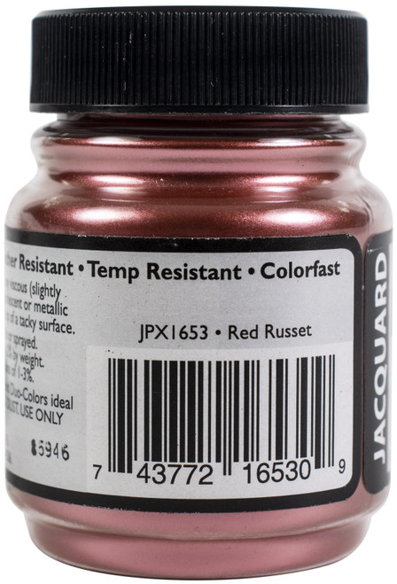 Jacquard Pearl Ex Powdered Pigment .75oz-Red Russet JPX1-1653