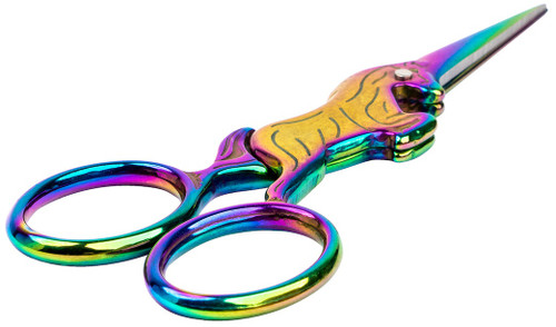 Singer Forged Unicorn Embroidery Scissors 4"-Spectrum - 00425 Singer Forged Unicorn Embroidery Scissors 4"-Spectrum - 00425