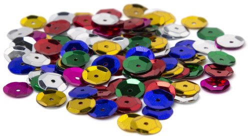 CousinDIY Cupped Sequins-Multi, 10mm 120/Pkg - 5A002F5Z-878