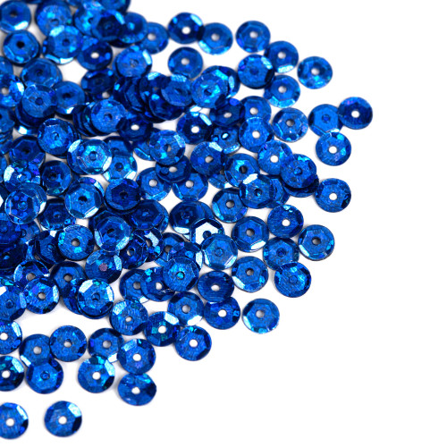 CousinDIY Cupped Sequins-Royal Blue, 5mm 800/Pkg - 5A002F8K-873