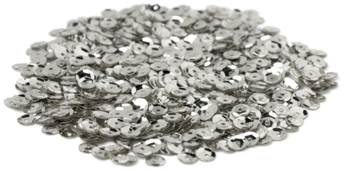 CousinDIY Cupped Sequins-Silver, 5mm 800/Pkg A50026LM-867