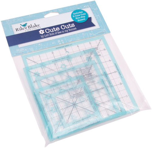 Riley Blake Trim It Square Ruler Set 5/Pkg-2.5" To 6.5" - STTI6018 - 889333060185