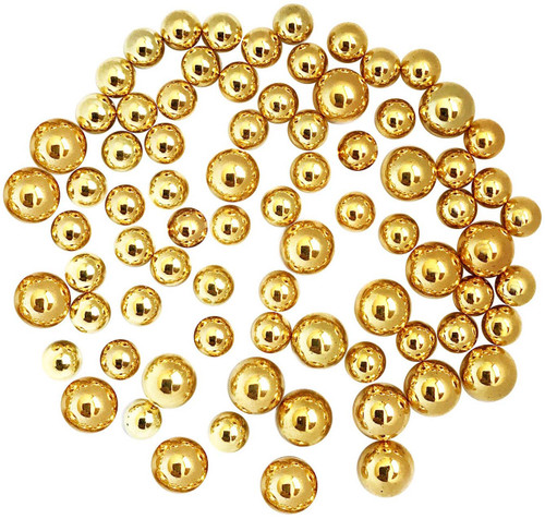 Buttons Galore Pearlz Embellishment Pack 15g-Golden - PRLZ-107