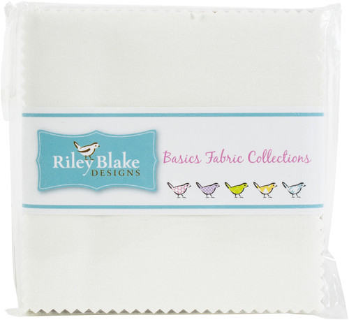 Riley Blake 5" Stacker Precut Bundle 42pcs-Confetti Cottons Off White 12005OFW - 889333047889