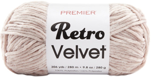 Premier Retro Velvet Yarn-Almond 1088-23 - 840166800225