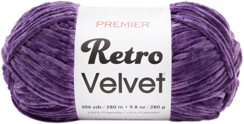 Premier Retro Velvet Yarn-Iris 1088-20 - 840166800195