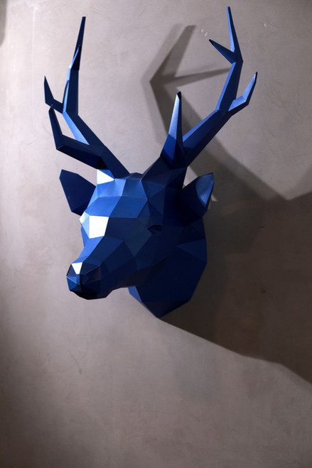 3D Papercraft Wall Art -Deer Head -DEEWBL