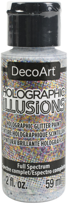 DecoArt Holographic Illusions Paint 2oz-Full Spectrum -Multi DHG2OZ-13 - 766218122667
