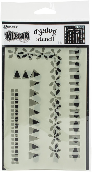 Dyan Reaveley's Dylusions Dyalog Stencil-Frame It - DYS687-75387 - 789541075387