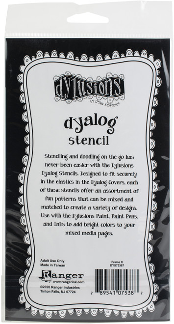 Dyan Reaveley's Dylusions Dyalog Stencil-Frame It DYS687-75387