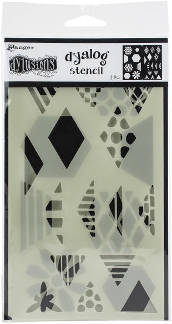 Dyan Reaveley's Dylusions Dyalog Stencil-Quilt It - DYS687-75394 - 789541075394