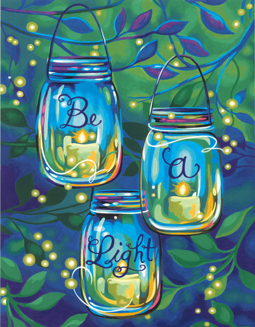 Paint Works Paint By Number Kit 11"X14"-Be A Light - 91774 - 088677917746 Paint Works Paint By Number Kit 11"X14"-Be A Light - 91774 - 088677917746