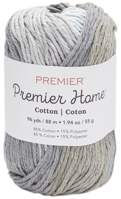 Premier Home Cotton Multi Yarn-Granite Stripe 44-59 - 847652075372