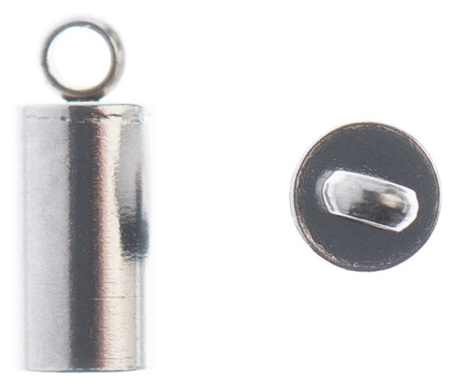 John Bead Stainless Steel End Cap 10/Pkg-8x4.5mm - 26140032