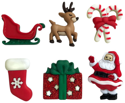 Buttons Galore Theme Buttons-Christmas Eve - BGTB-4830 - 840934091879