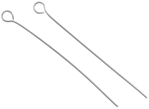 John Bead Stainless Steel Eye Pins 100/Pkg-40mm 26140013